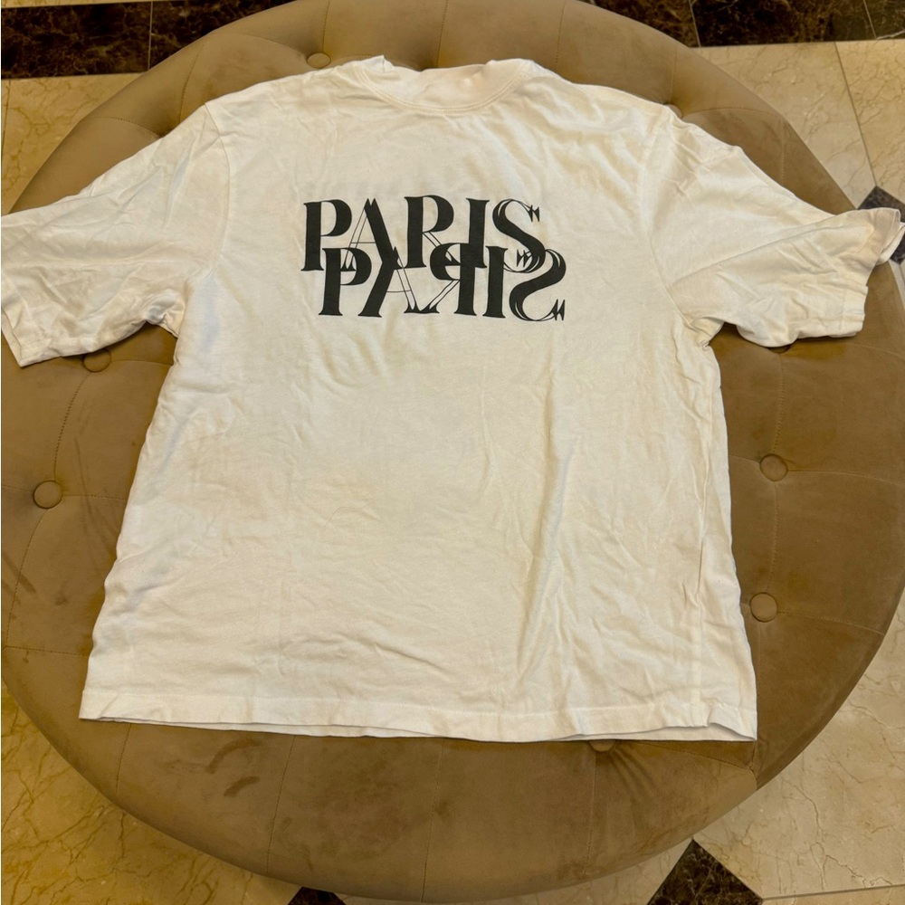 Anine Bing White Paris Tee